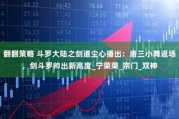翻翻策略 斗罗大陆之剑道尘心播出：唐三小舞返场，剑斗罗帅出新高度_宁荣荣_宗门_双神